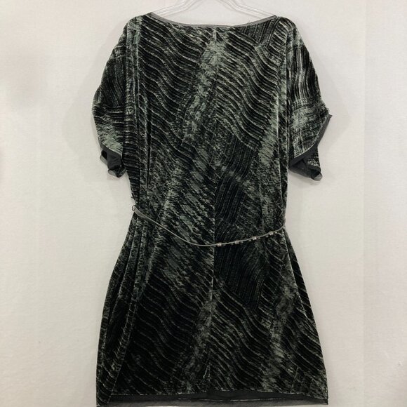 NWT New York & Company size XL Velvet Belted Feminine Elegant Dress Evening - Picture 9 of 11